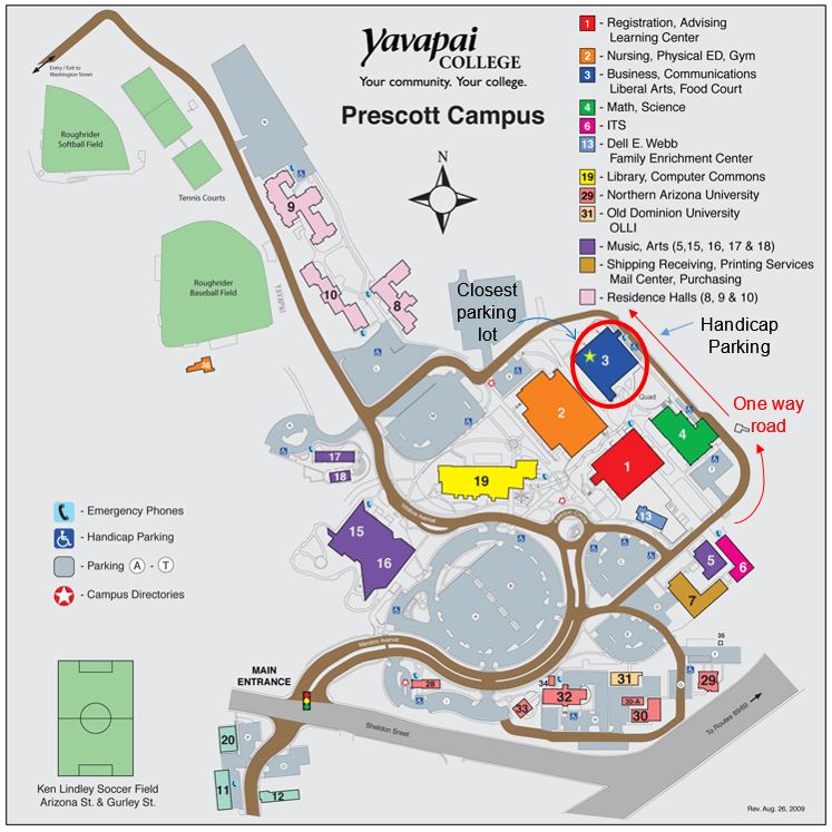 Embry Riddle Prescott Campus Map - North Port Florida Map